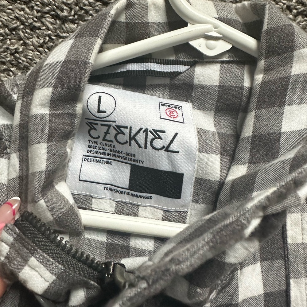 gingham jacket - Picture 2 of 3